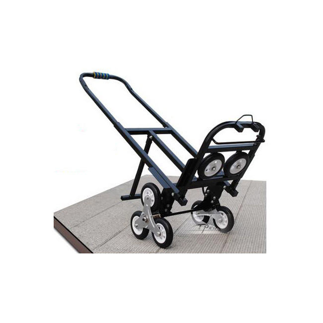 USED Black Carbon Steel Climbing Stairs Truck 16.43inchW 0.05in Pipe Thickness