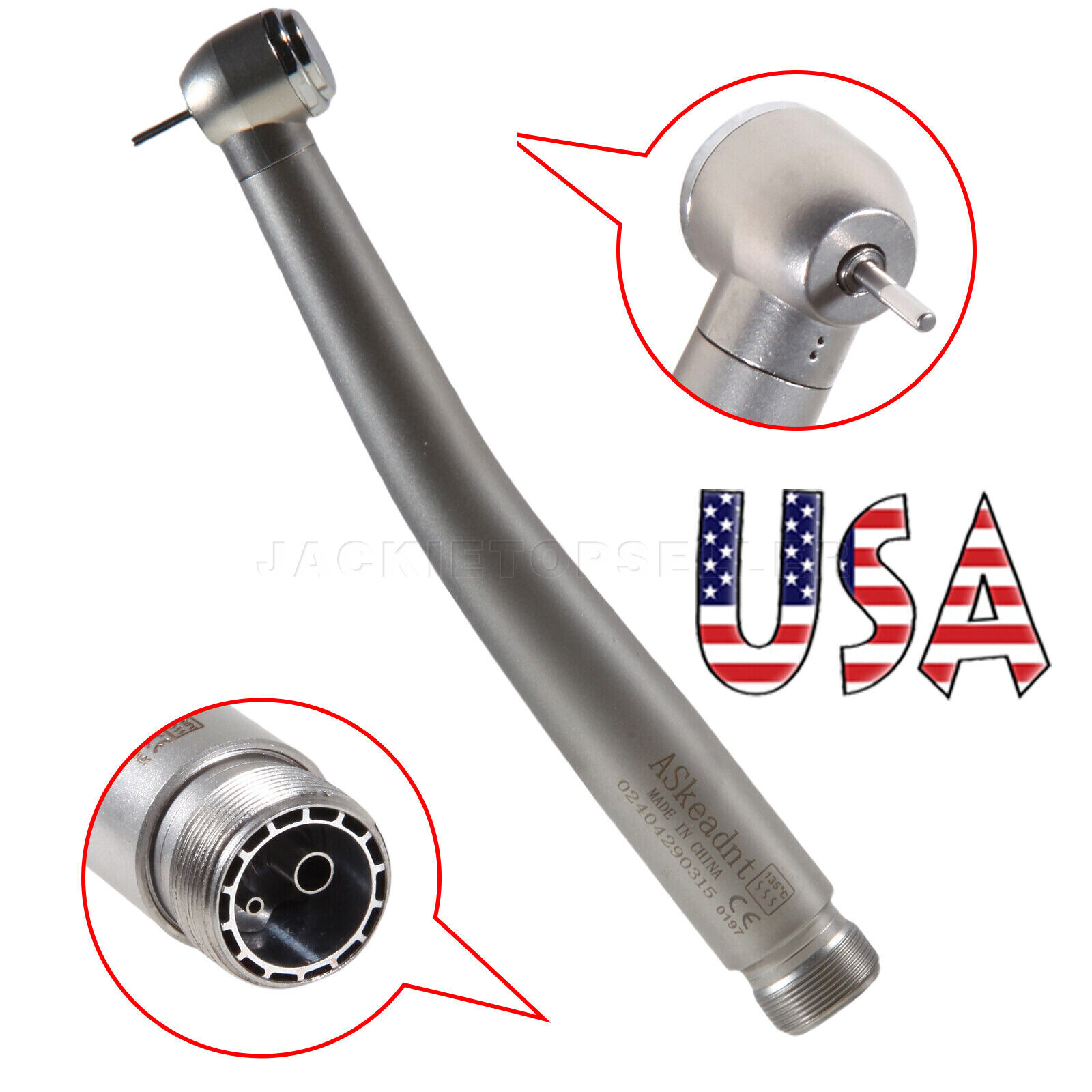 2 PCS Dental High Speed Handpieces 2 Hole Air Turbine Borden NSK Pana Max Style