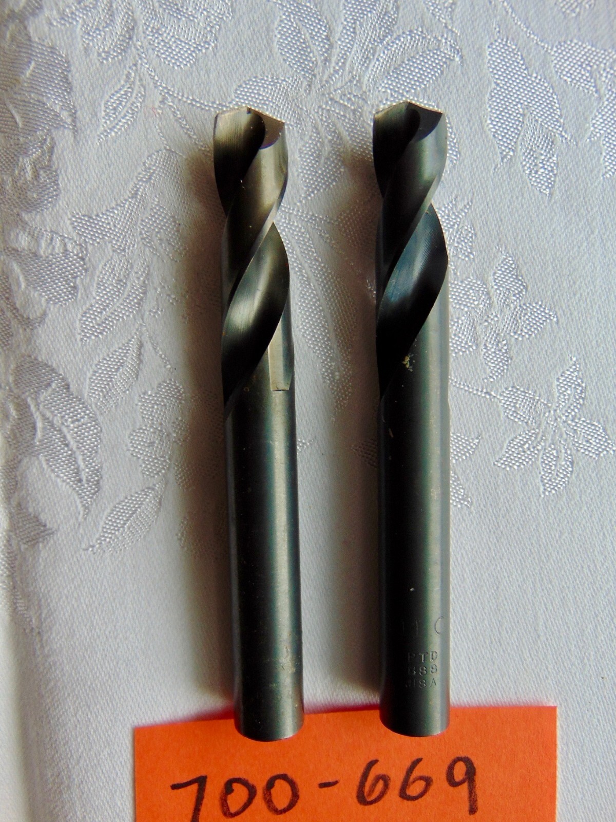 Lot of Two (2) PTD 11.0mm x 95mm Twist Drill, Screw machine length