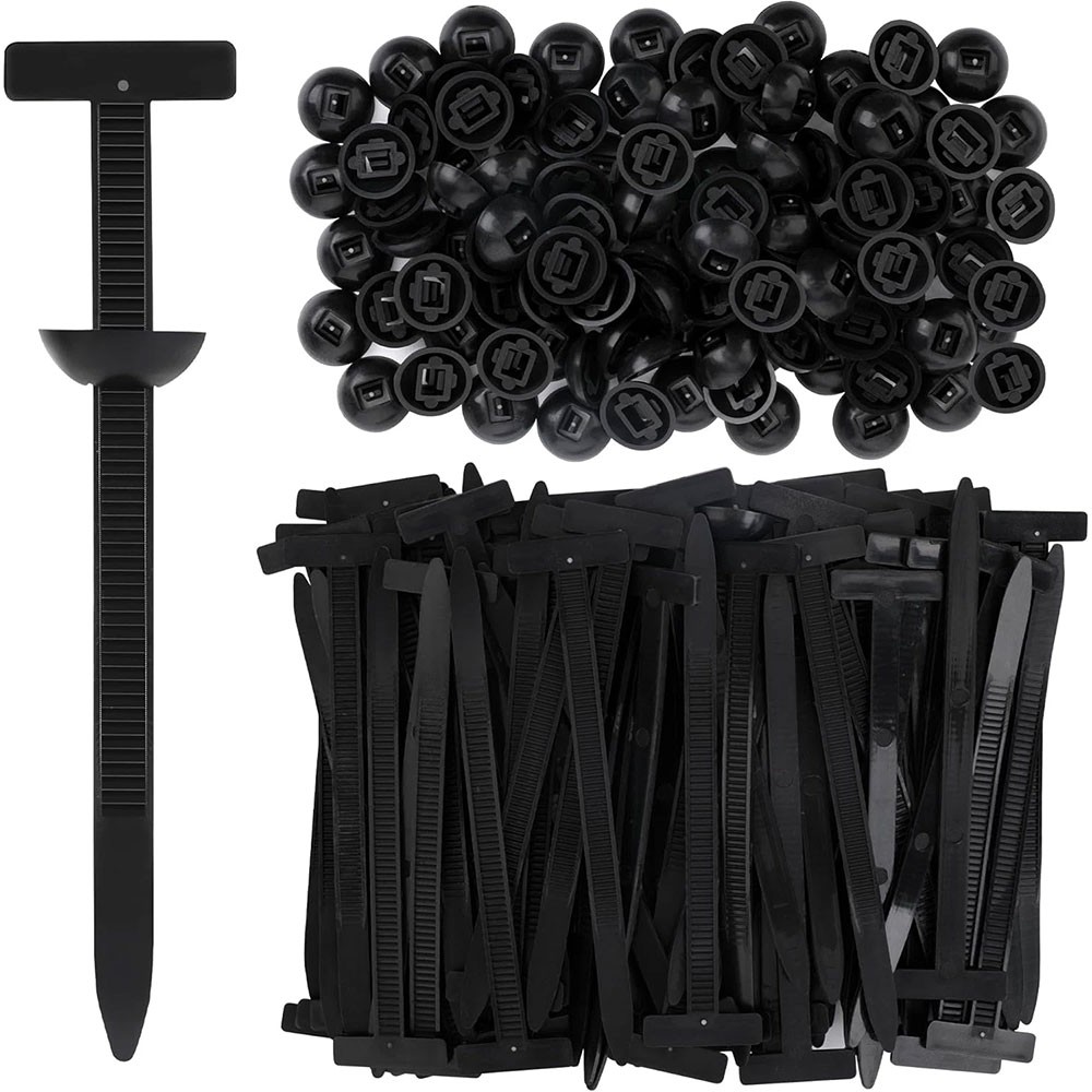 10/50/100 Nylon Cable Tie Buckle Heavy Duty Self-Locking Zip Ties Holder Durable