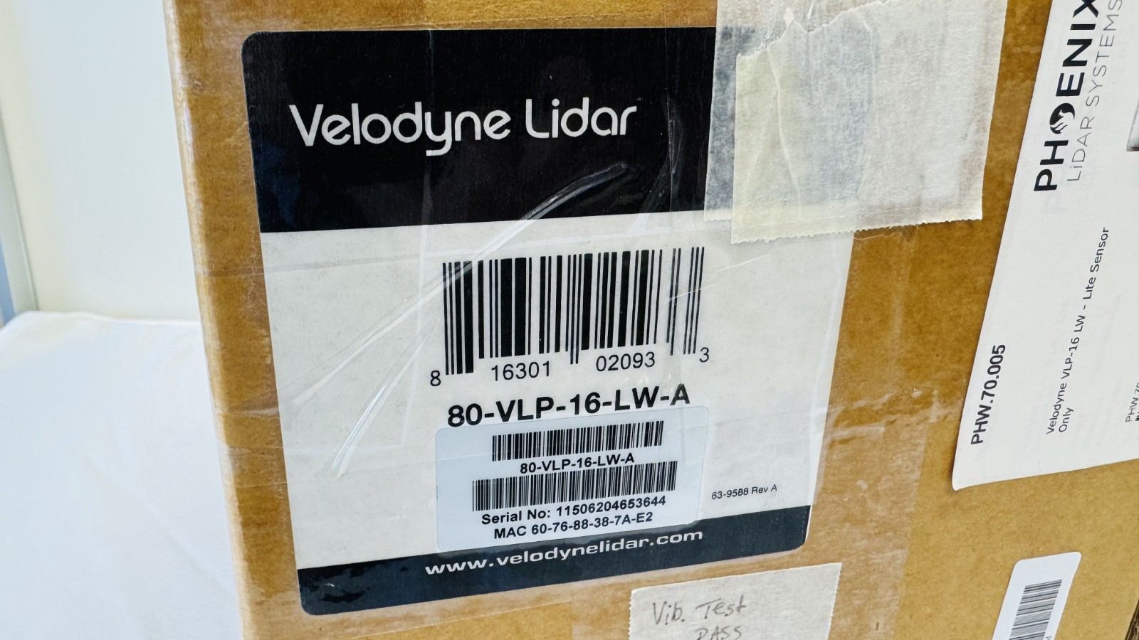 Velodyne VLP-16 PUCK 80-VLP-16-LW-A lidar Sensor Puck LITE BRAND NEW!! Multiple