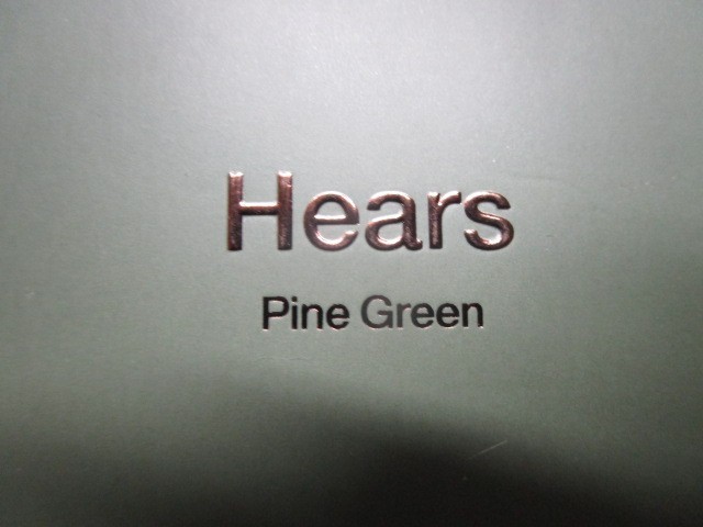 Hears Pine Green Premium earplugs Noise Reduction 17 decibels 25 dB NIB