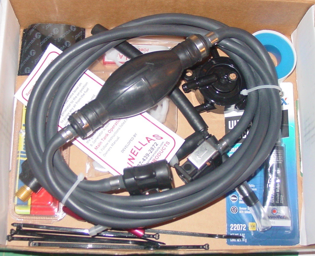Generator Predator 9500 Extended Run Time Remote Aux Fuel Line Kit 459cc Engine