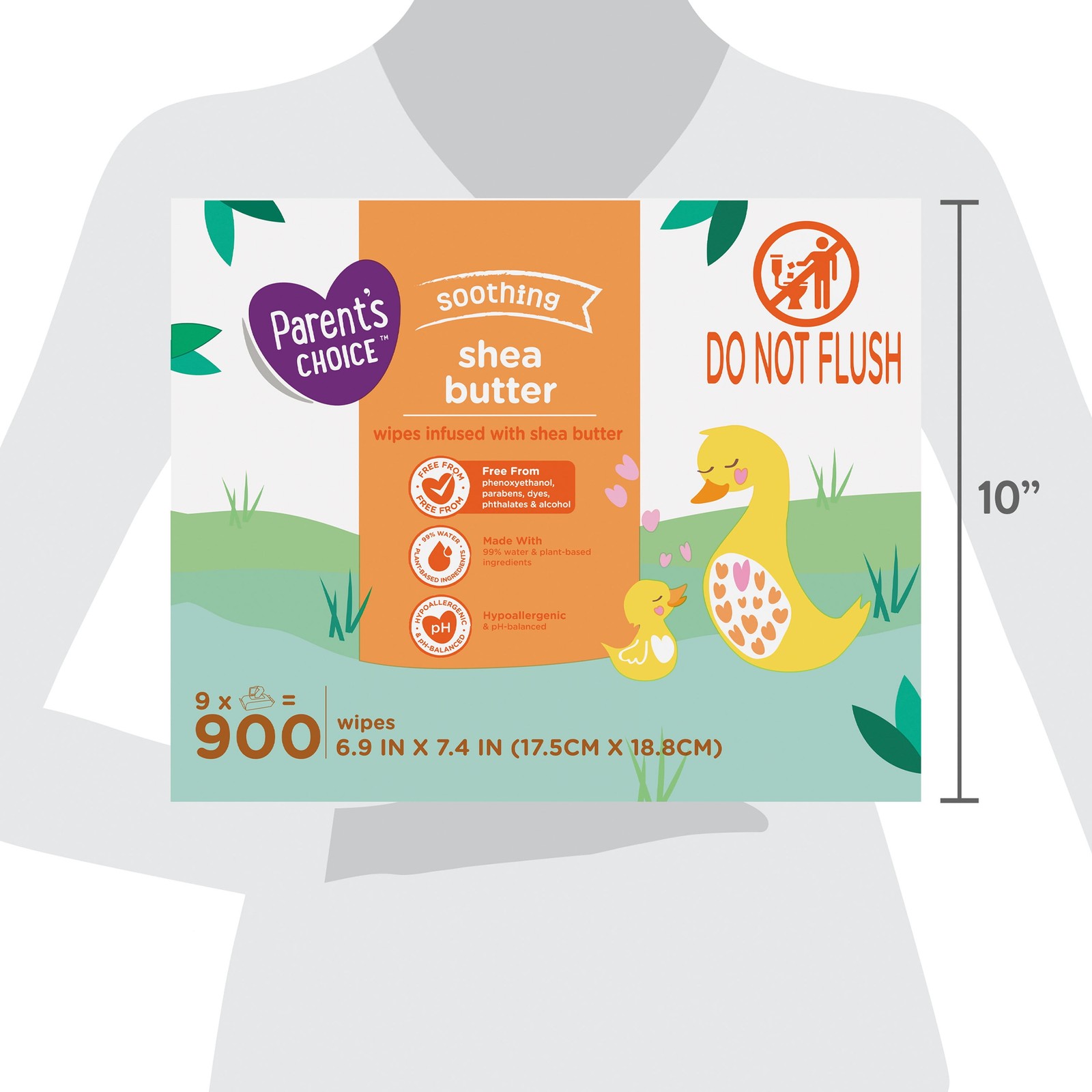 Shea Butter Wipes, 900 Count (Select for More Options)