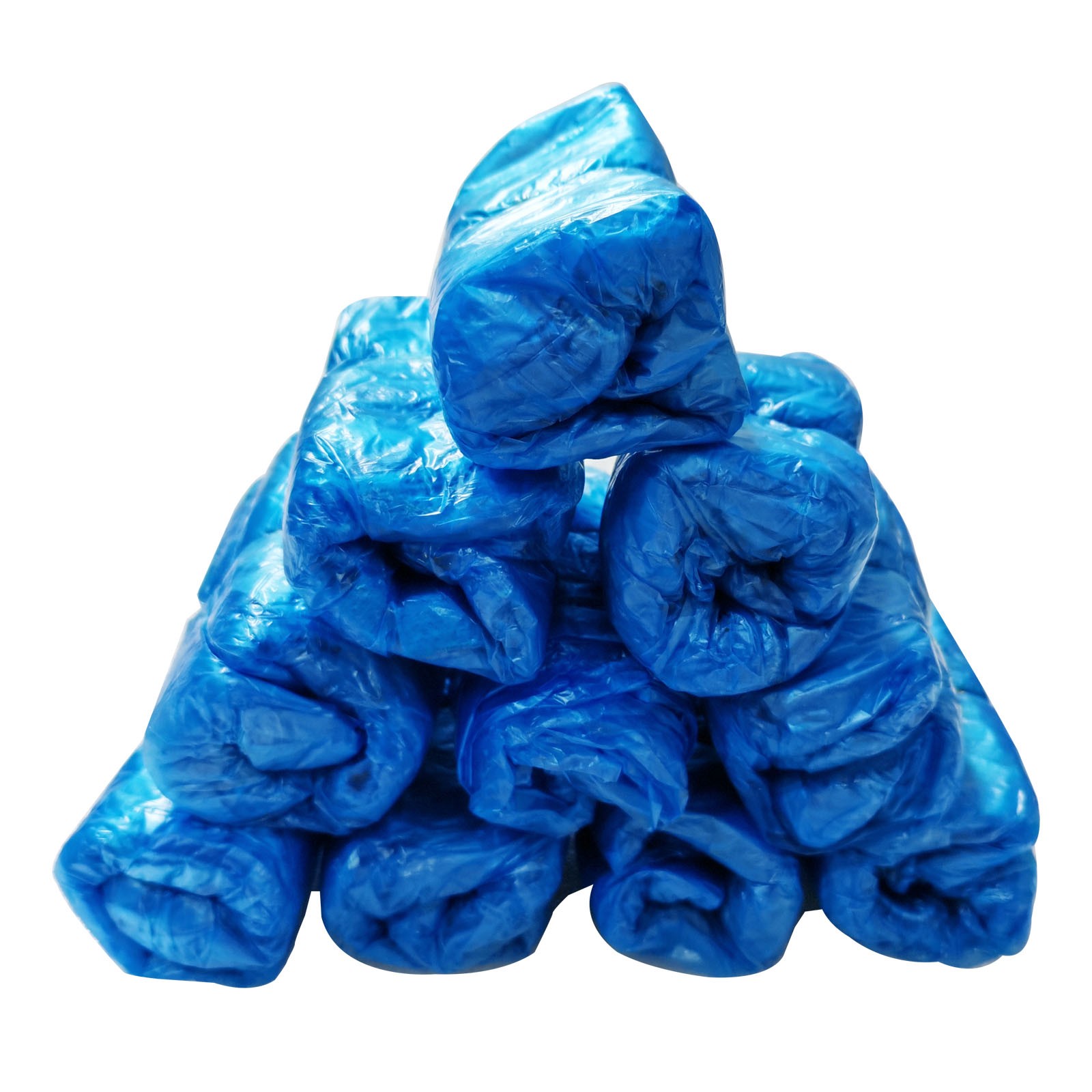 100 Pieces Disposable Plastic Shoe Cover PE Waterproof Shoe Cover for Hotel/Home