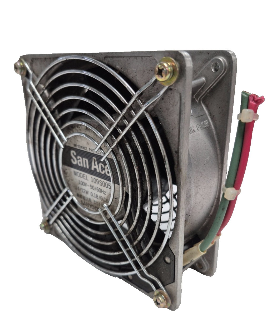 SANYO DENKI COOLING FAN SAN ACE 109S005 100V~50/60Hz, 14/12W, 0.18/0.16A