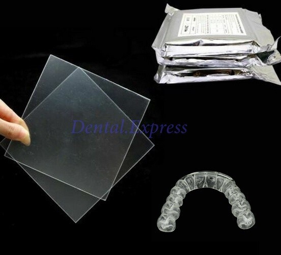 1 Pack Dental Vacuum Forming Sheets Lab Splint Thermoforming Materials Hard Soft