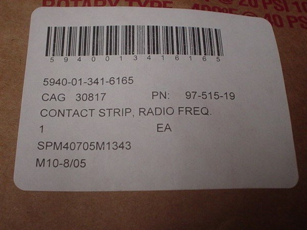 Laird Technologies Fingerstock 24″ RF Contact Strip for Enclosure EMI Shielding