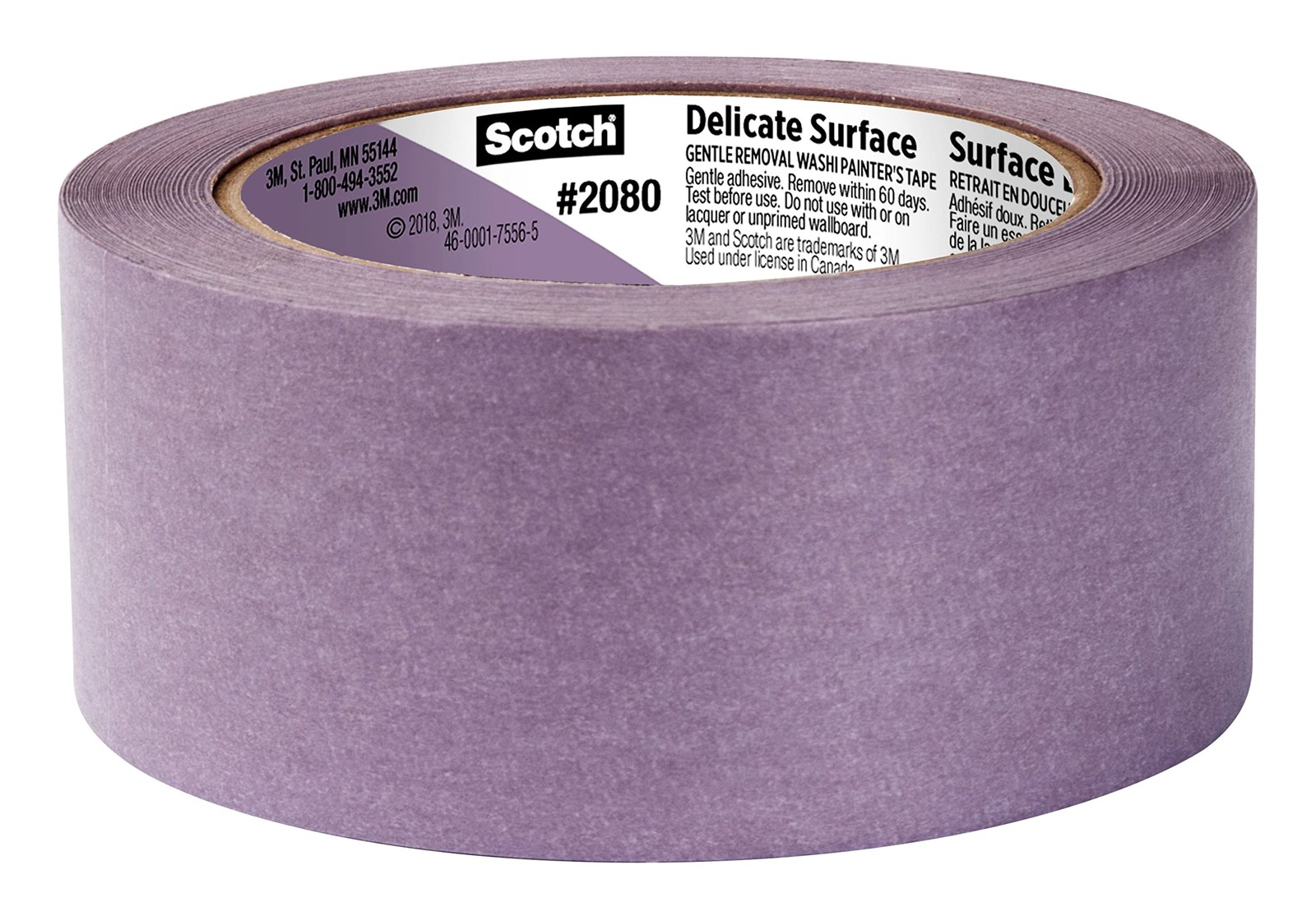 Scotch Delicate Surface Painter’s Tape 1.88 inch 60 Days Residue Free Use