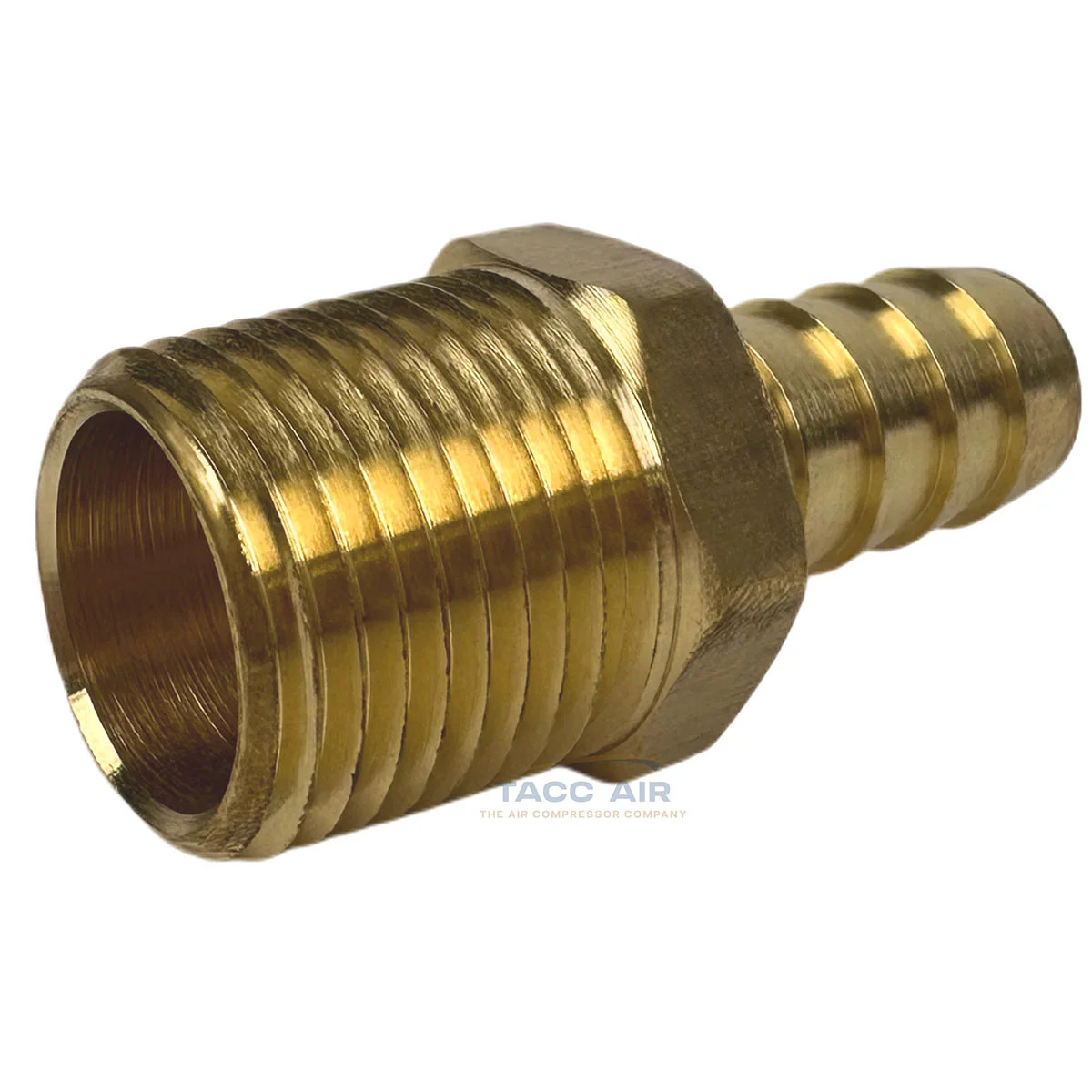 10 Pack 1/2″ ID Hose Barb x 1/2″ Male NPT Pipe Thread Brass Straight End Fitting