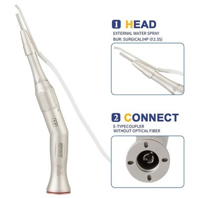 Dental Surgical Handpiece 20° Contra Angle 1:2 E-type NSK Style 70MM 2.35mm