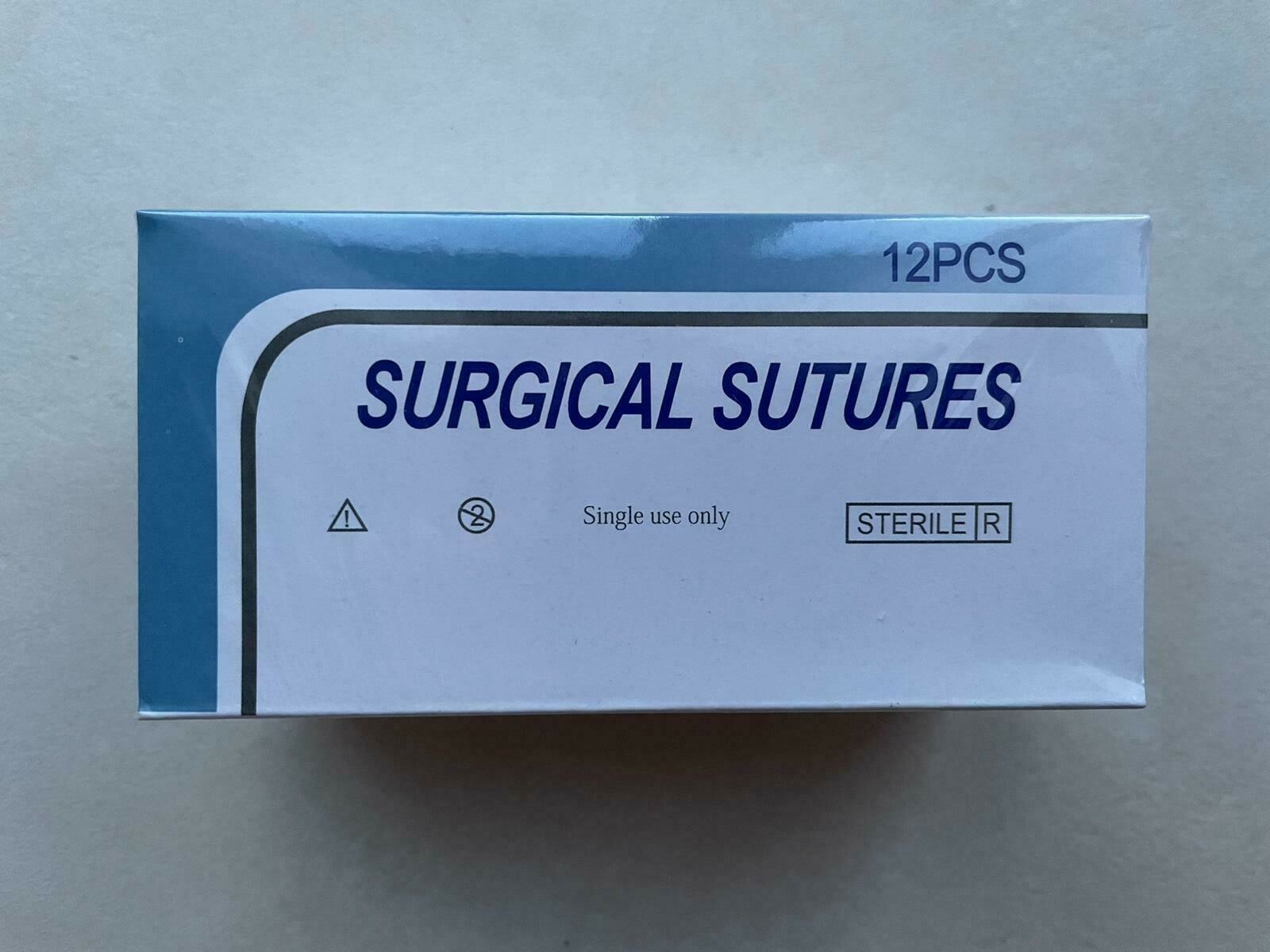 12x Surgical Suture Kit Skin Suture Kit Needle Thread Combination