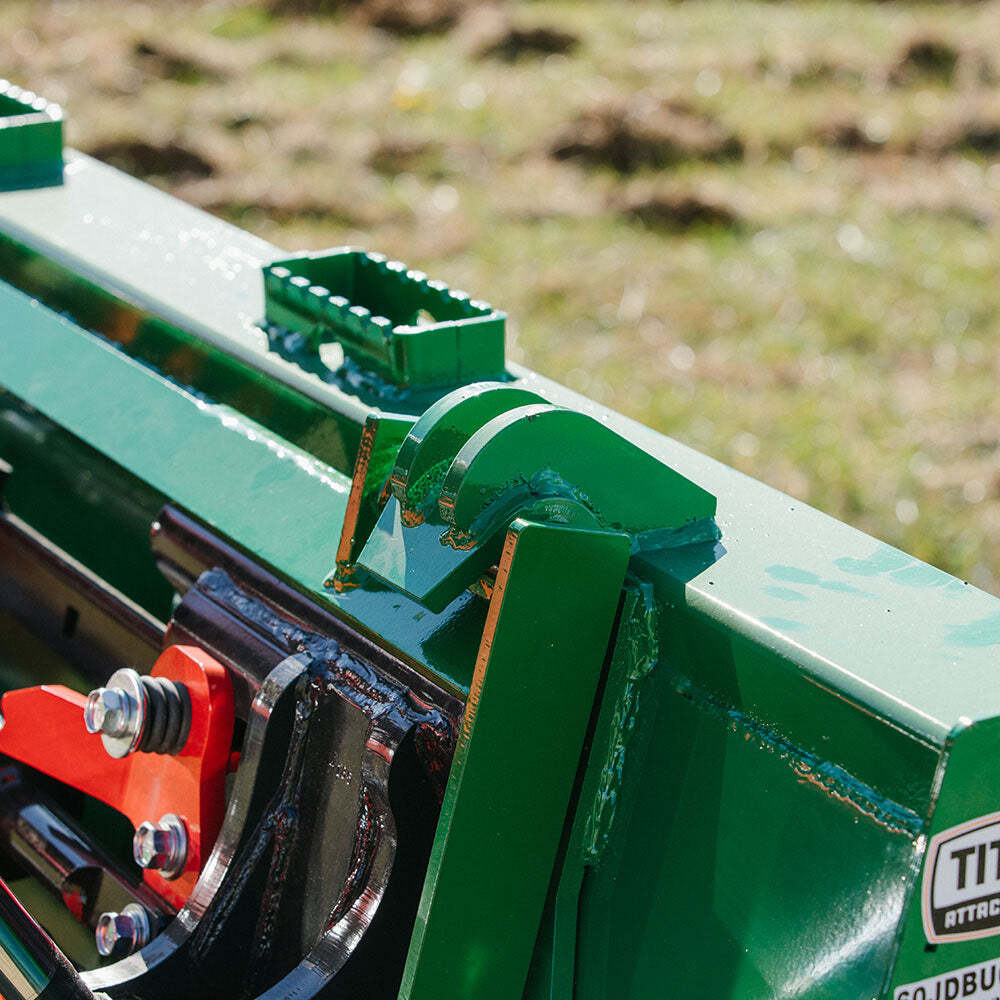 Titan Attachments Quick Tach Adapter Fits Skid Steer and Converts to a Hook and