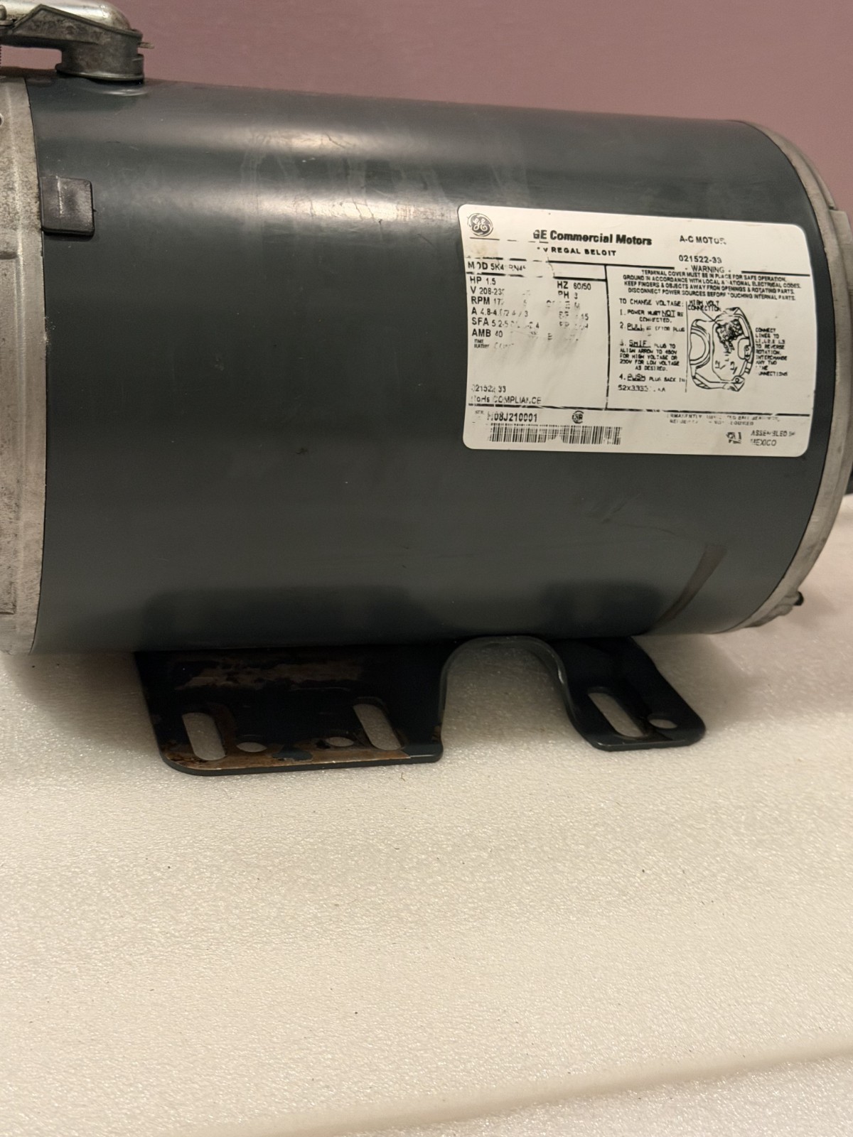 Taylor 013102-33 Beater Motor, 3PH 60 days Warranty