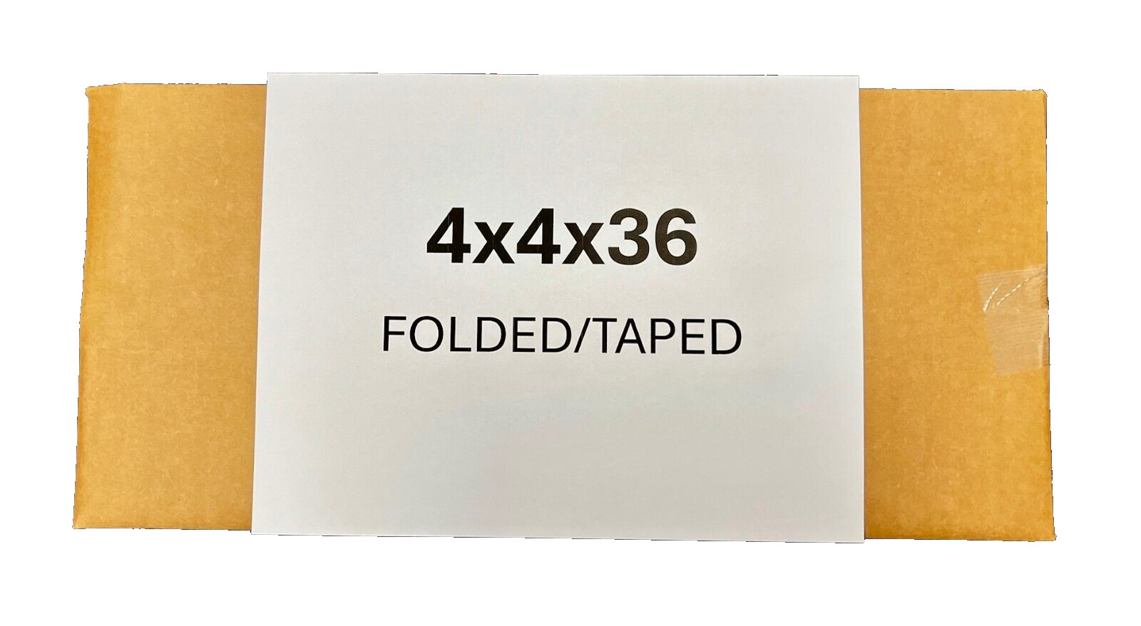 4″ x 4″ x 36″ CARDBOARD BOX – 200 lb – SINGLE BOX – BAT BOX