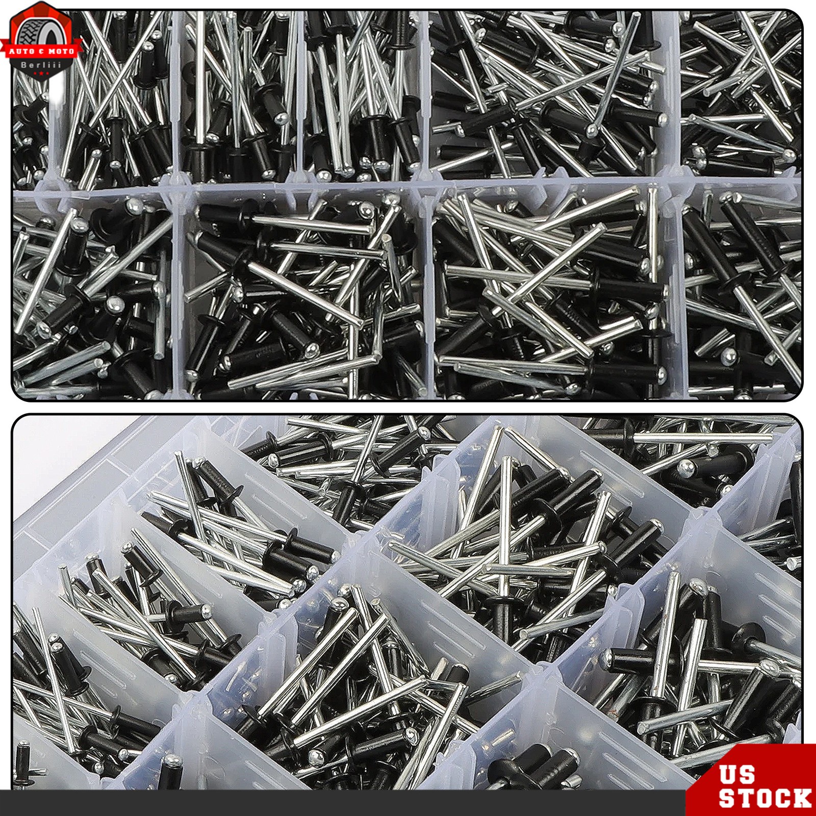 For indoor and outdoor use 500 × rivet kits 3/32″ 1/8″ 5/32″ 3/16″(14 Size)