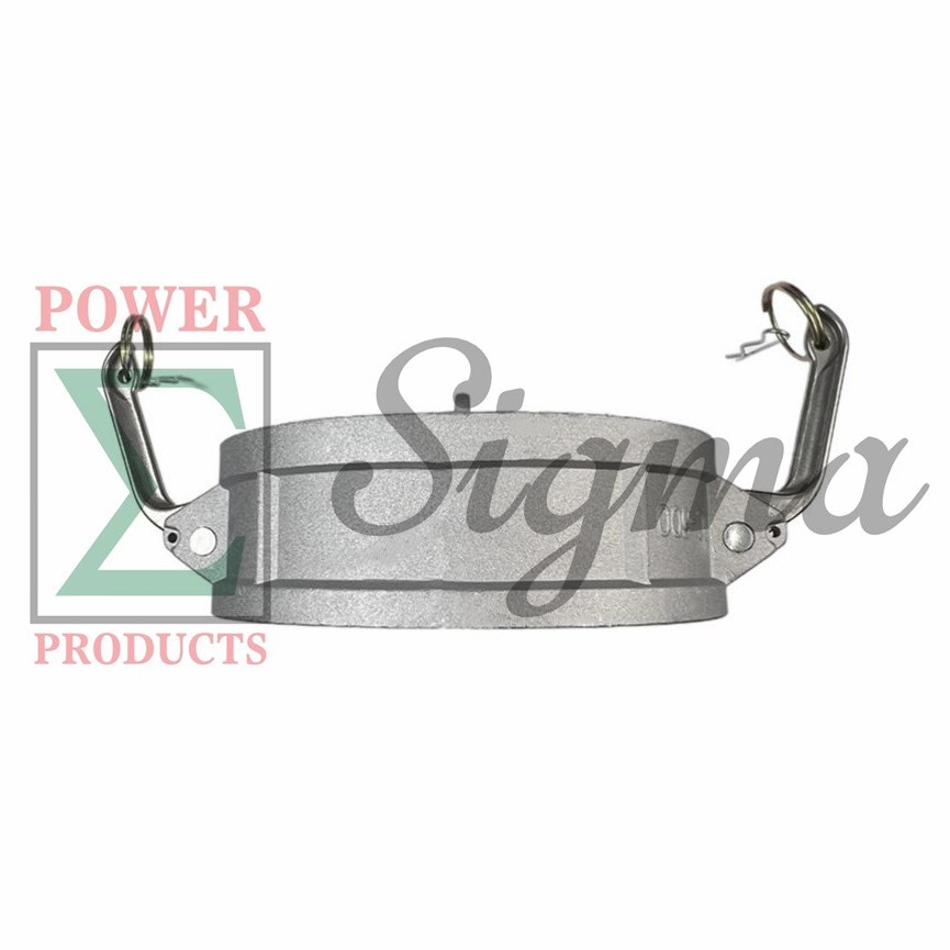 Sigma 6″ IN Aluminum DC Cam Groove Coupling Female Camlock Hose Fitting Dust Cap