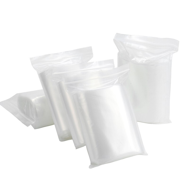 Clear 2mil Reclosable Zipper Poly Bags Self Seal Plastic Poly Bags MANY Sizes