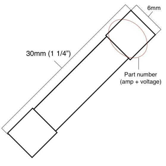 USA BRAND!! 5x T15AH250V, T15A 250V, T15 H250V, CERAMIC FUSES 6X30mm MDA 15A