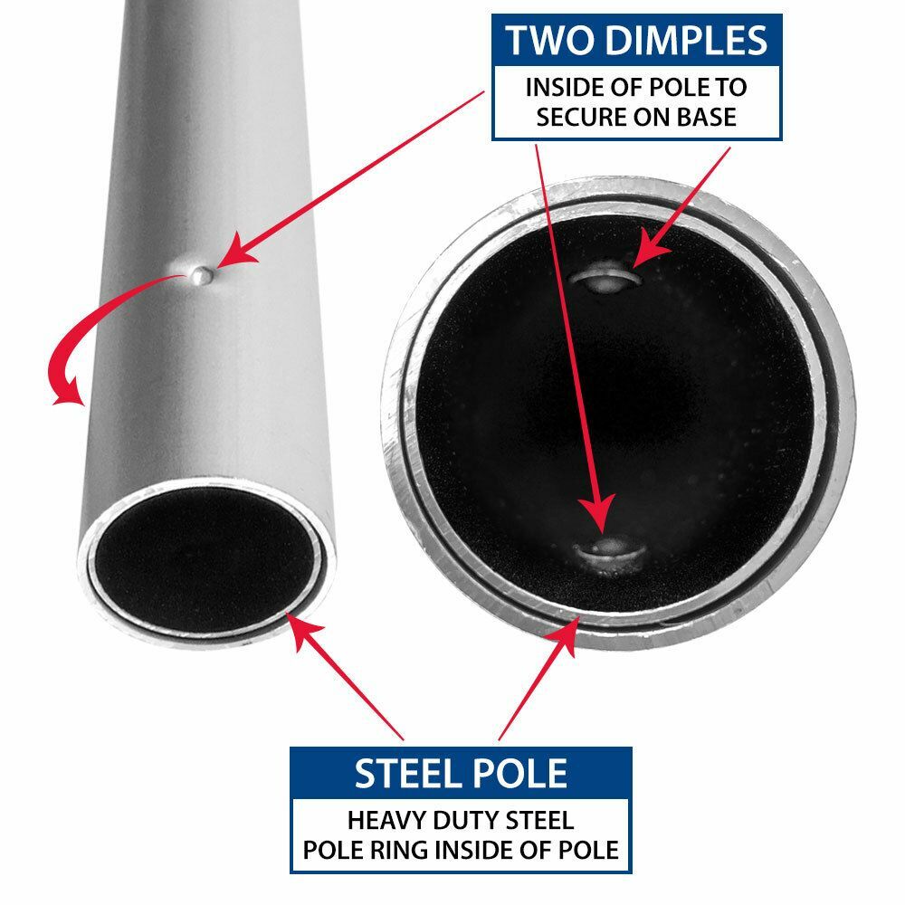“USA CLASSIC” Advertising Super Flag & Pole Kit United States of America US star
