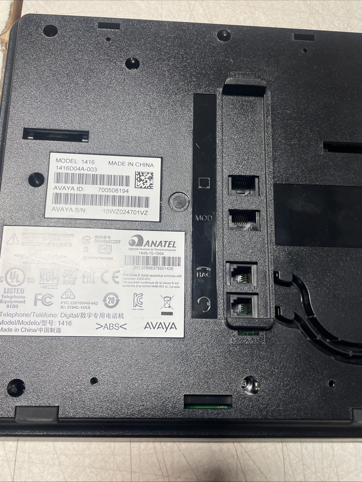 Avaya 1416 Digital Telephone