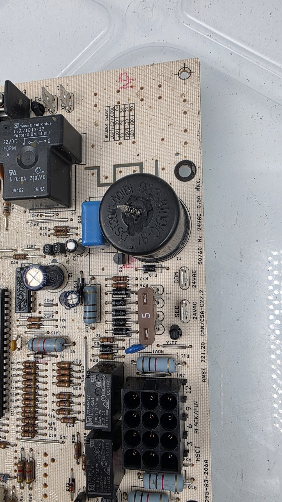 Rheem /Ruud 1095-83-206A Furnace Control Board 2-Stage 62-103189-01