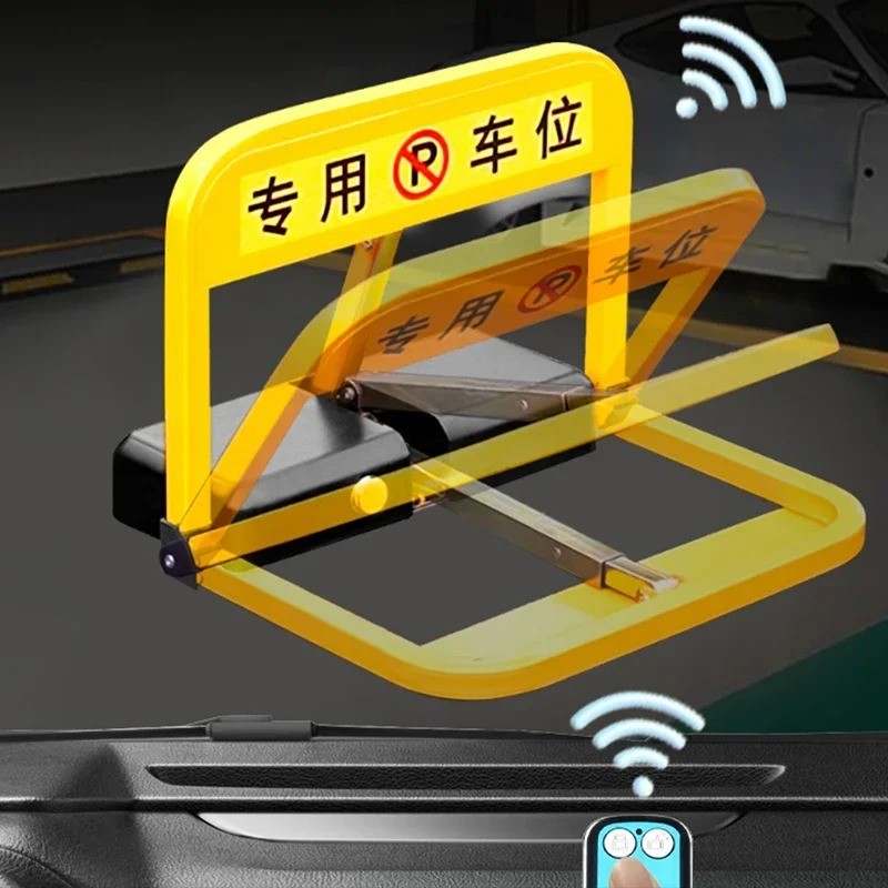 Car Park Lock: Garage Post—No Drilling Required, Automatic Lift, Reinforced