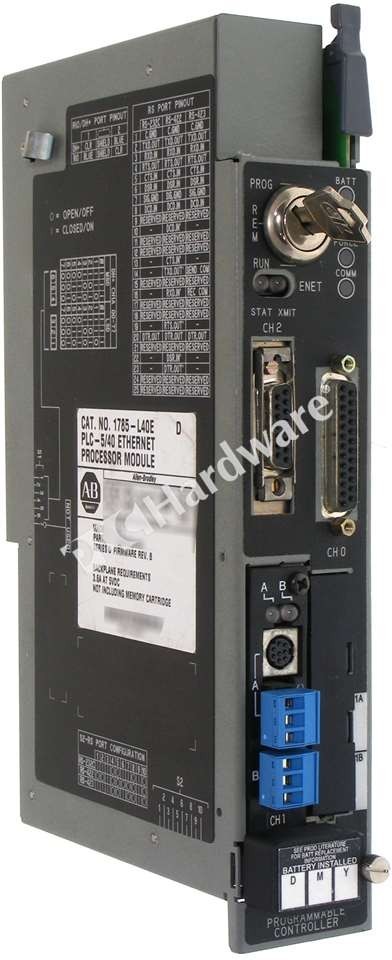 Allen Bradley 1785-L40E Series D PLC-5/40E 48K SRAM EtherNet/IP Processor