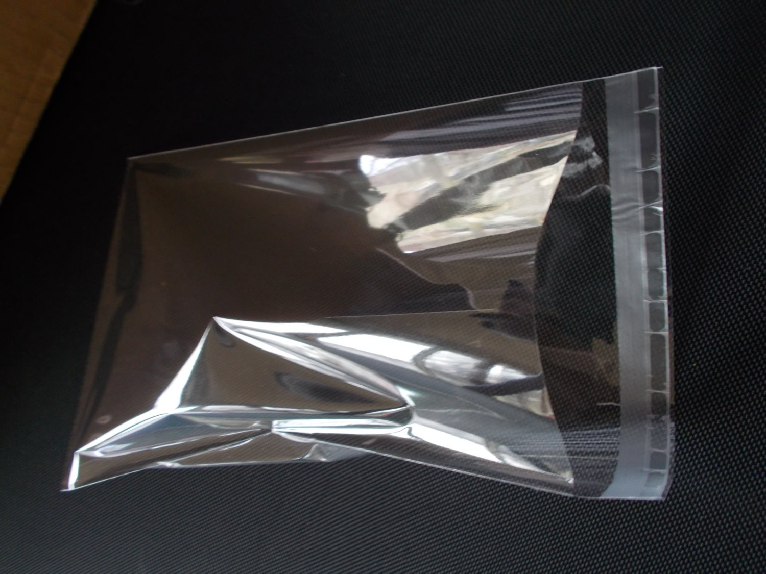 Clear Resealable Recloseable Self Adhesive Cello Lip and Tape poly Plastic bags