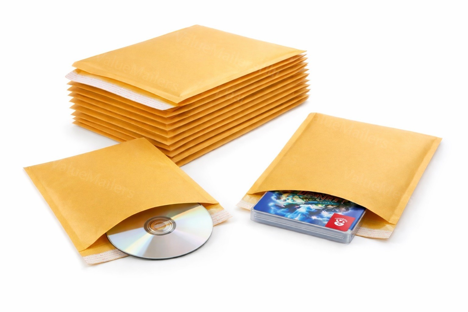 250 #0 6×10 ” Valuemailers Brand ” Kraft Bubble Mailers Padded Envelopes Bags