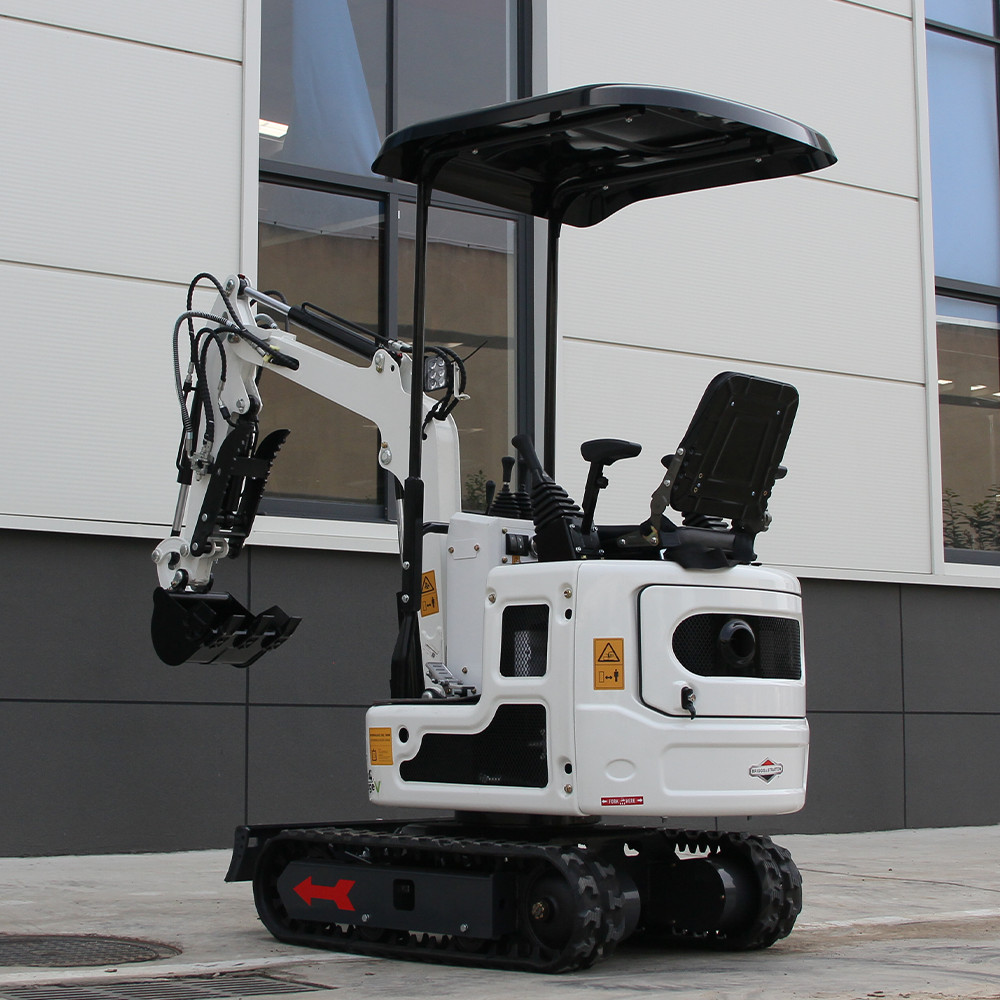 1 Ton Mini Excavator B&S Engine, Hydraulic thumb, Pilot system, Free Shipping