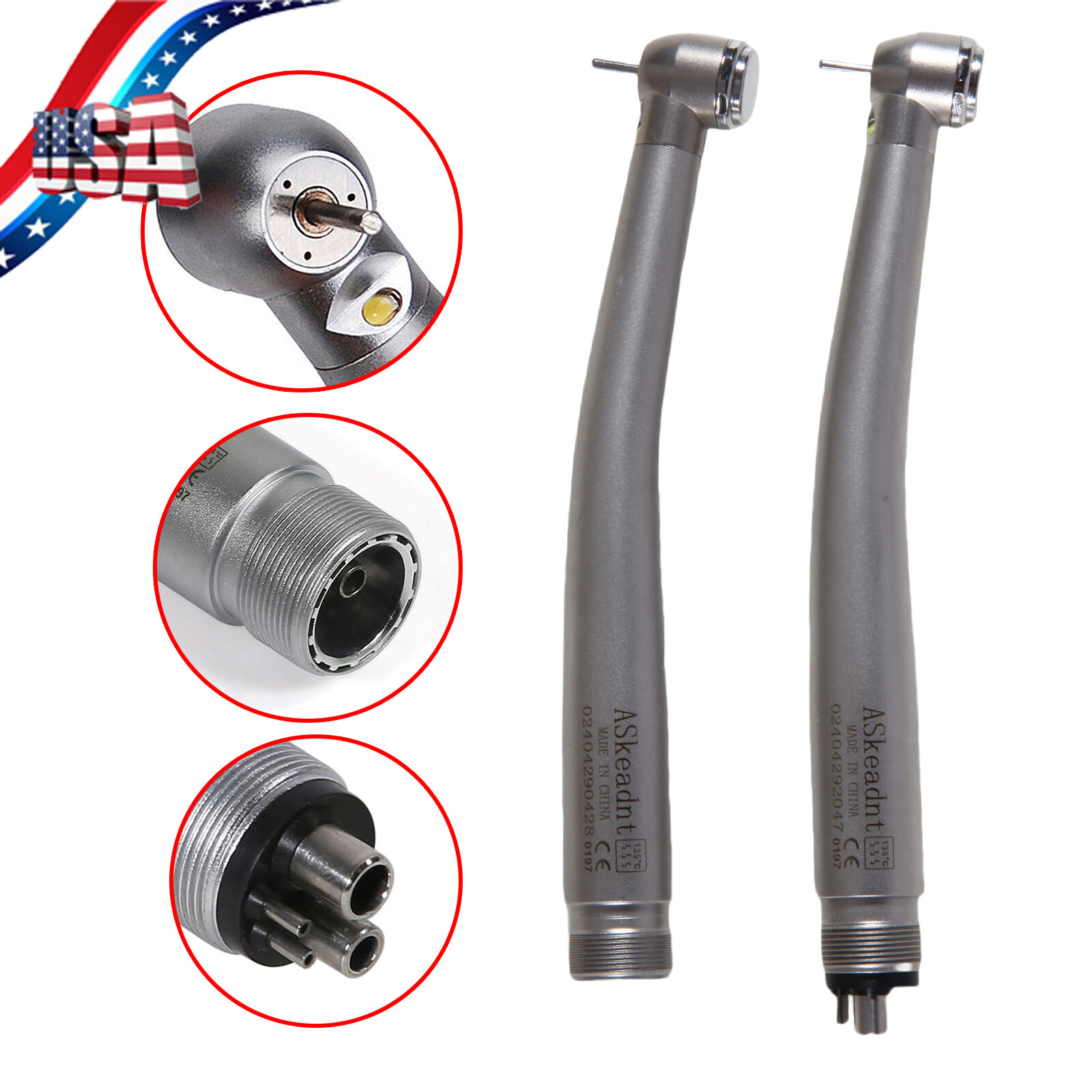 Turbina 24 orificios LED pieza mano de alta velocidad dental Handpiece NSK Style