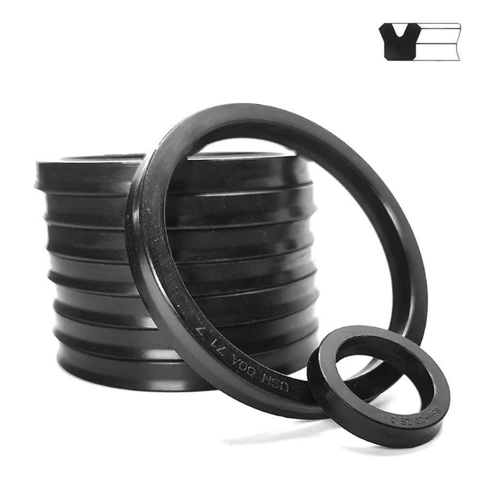 USH/UPH/Y/U-Cup Hydraulic Rod Piston Oil Seal Rings Ø 11-210mm Height 5-12mm NBR