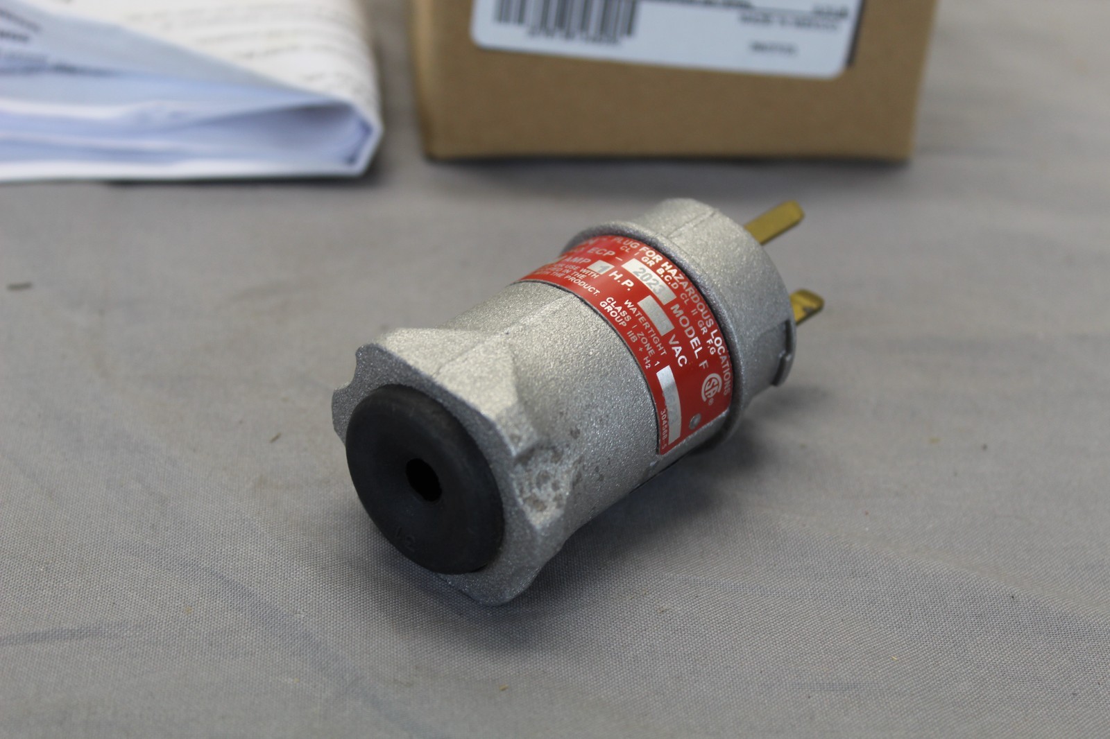 Emerson Appleton ECP2023 Aluminum 20A 125VAC hazardous location plug