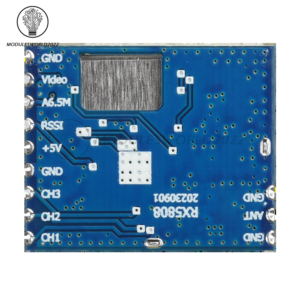 5.8G 5725~5865MHz Receiver Module RX5808 Wireless Audio Video Receiver Module