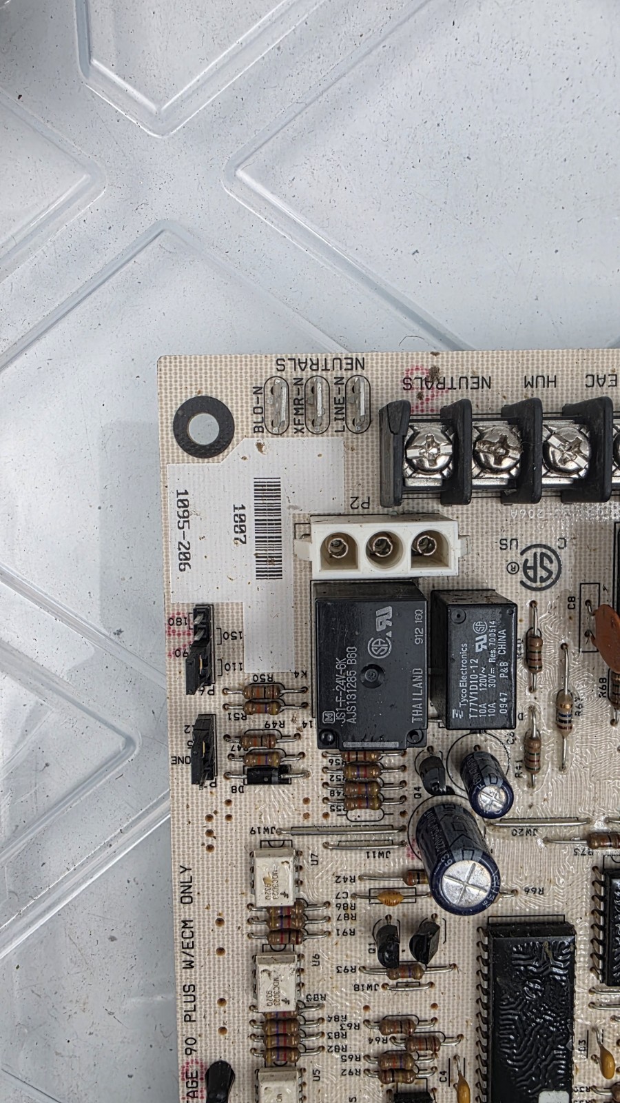 Rheem /Ruud 1095-83-206A Furnace Control Board 2-Stage 62-103189-01