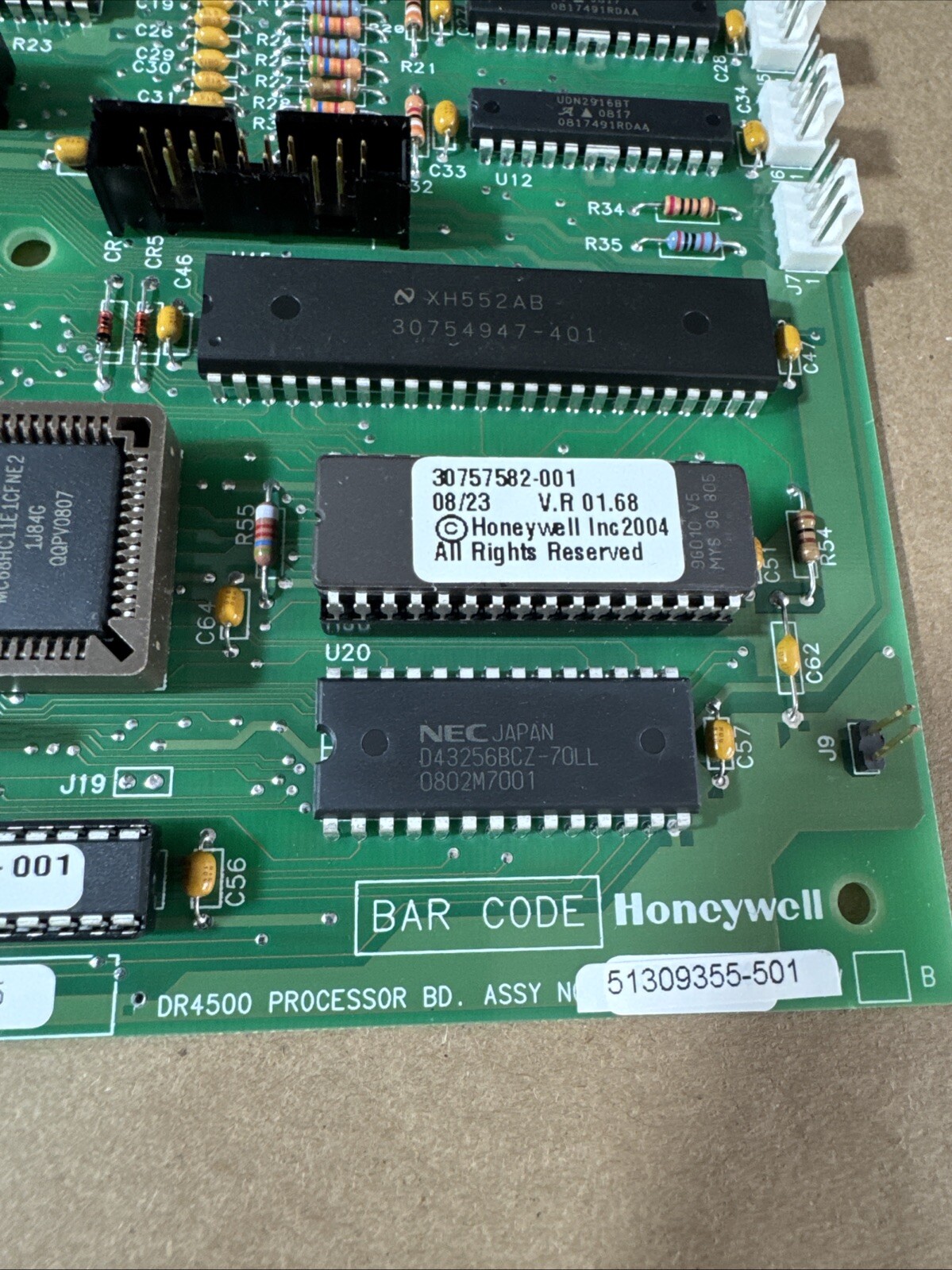 New Honeywell 51309355-501 DR4500 Processor Board Warranty 🇺🇸