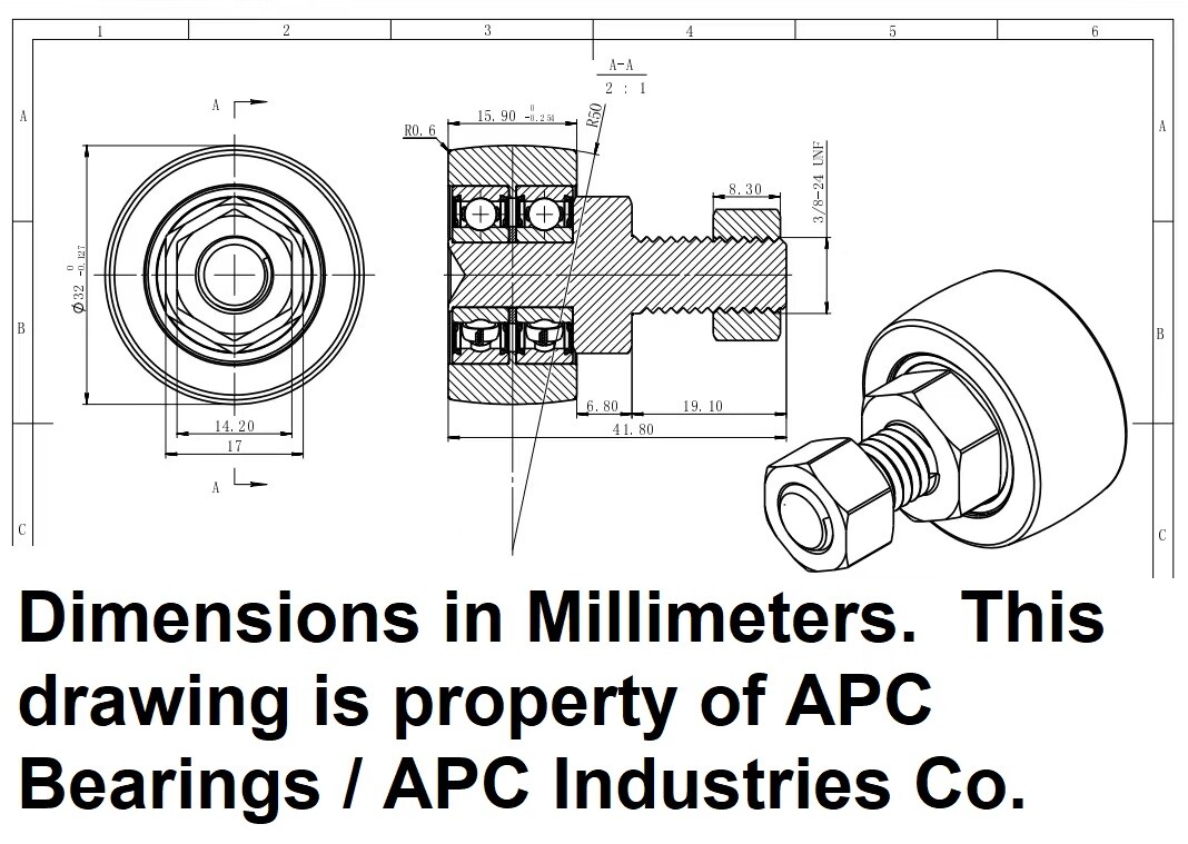 Premium New 80535922 535922 40714 HD Cam Follower Bearing for New Holland Baler
