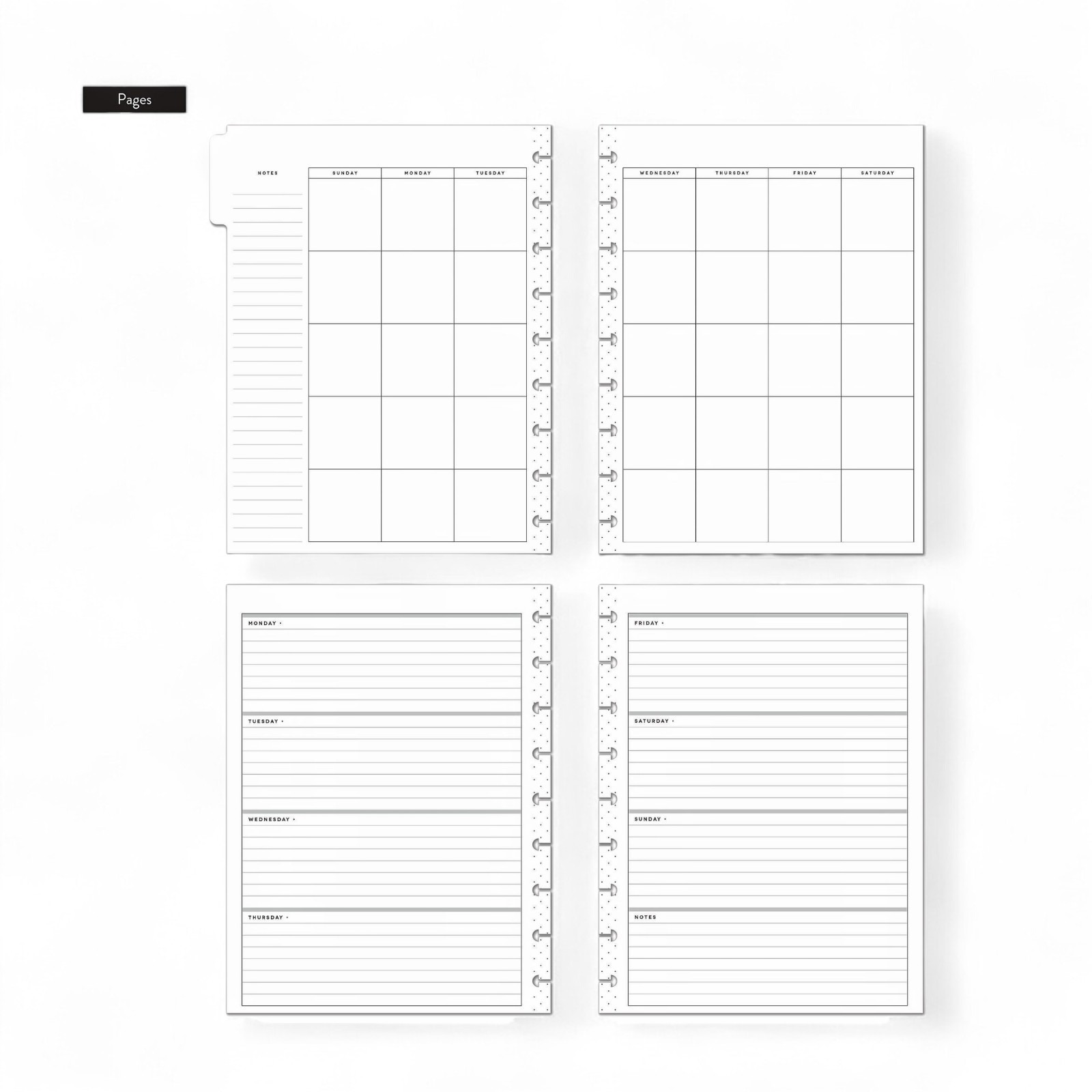 Happy Planner | Classic Undated 12 Month | Horizontal Layout | Watercolor | NEW