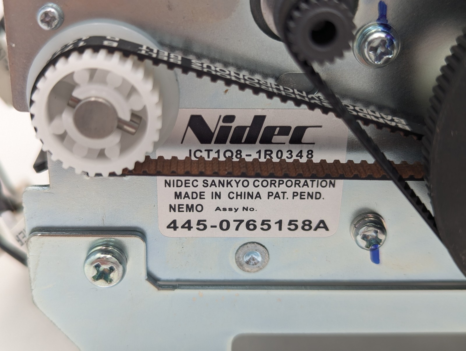 Nidec ICT1Q8-1R0348 Smart Card Reader for ATM Machines (445-0765158A)