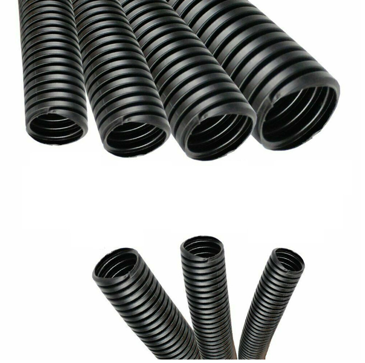 ALL SIZES 1 FT – 100 FOOT Split Wire Loom Polyethylene Tubing Marine Conduit LOT