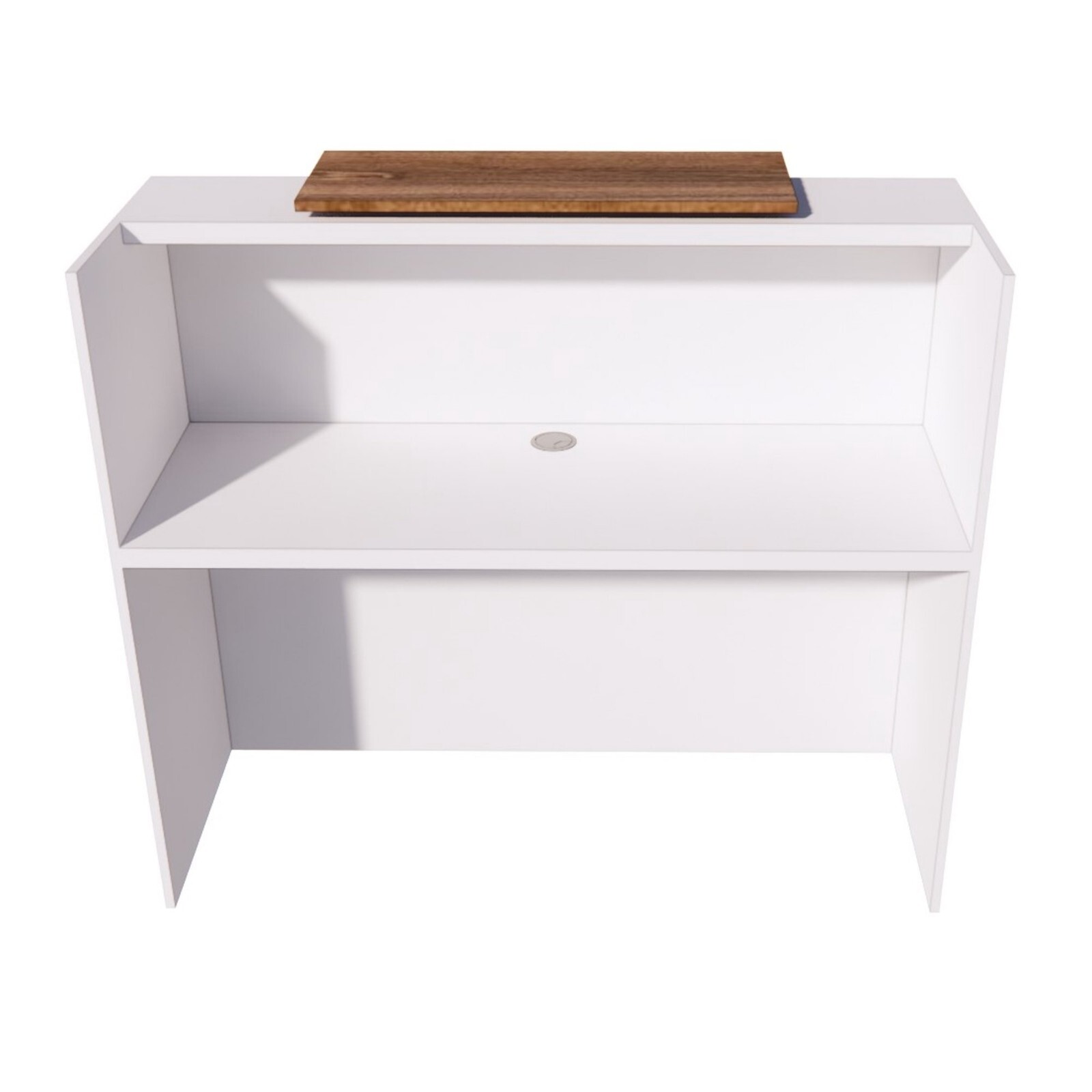 Reception Front Desk Counter Top, Laminate Desktop, Standing Table for Salon