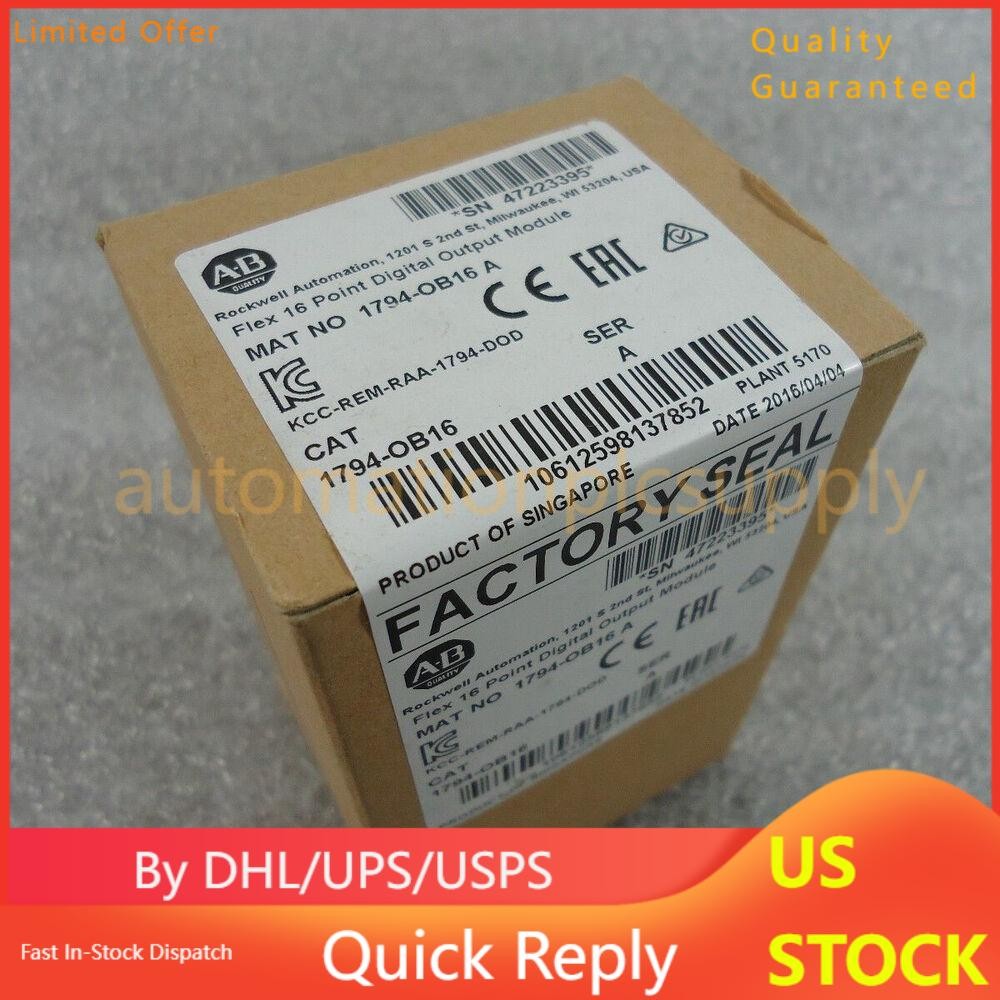 AB 1794-OB16 SER A Flex 16 Point Digital Output Module Allen Bradley 1794OB16