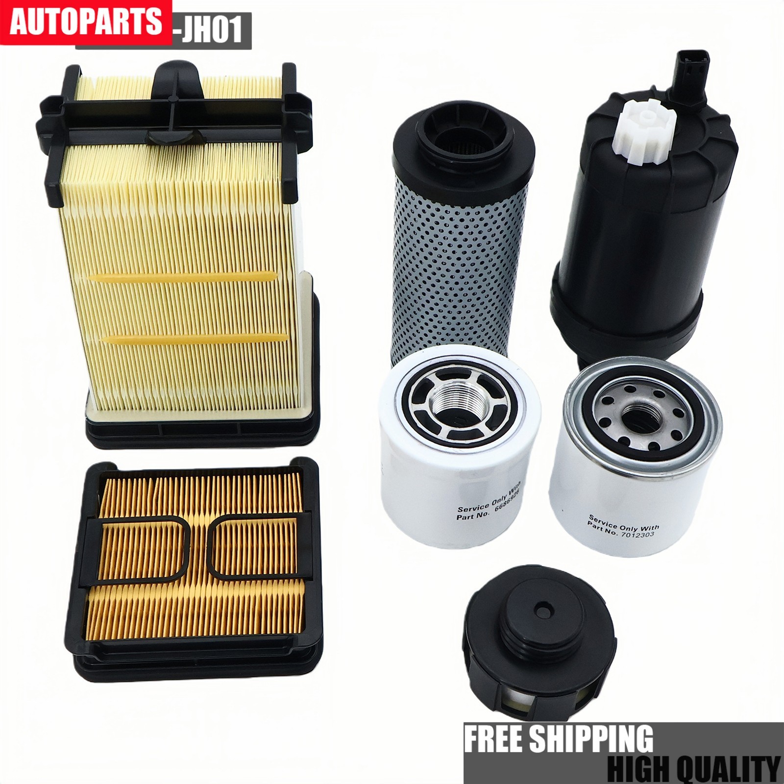 Filter Service Kit for Bobcat S450 S510 S530 S550 S570 S590 T550 T590 T630 T450