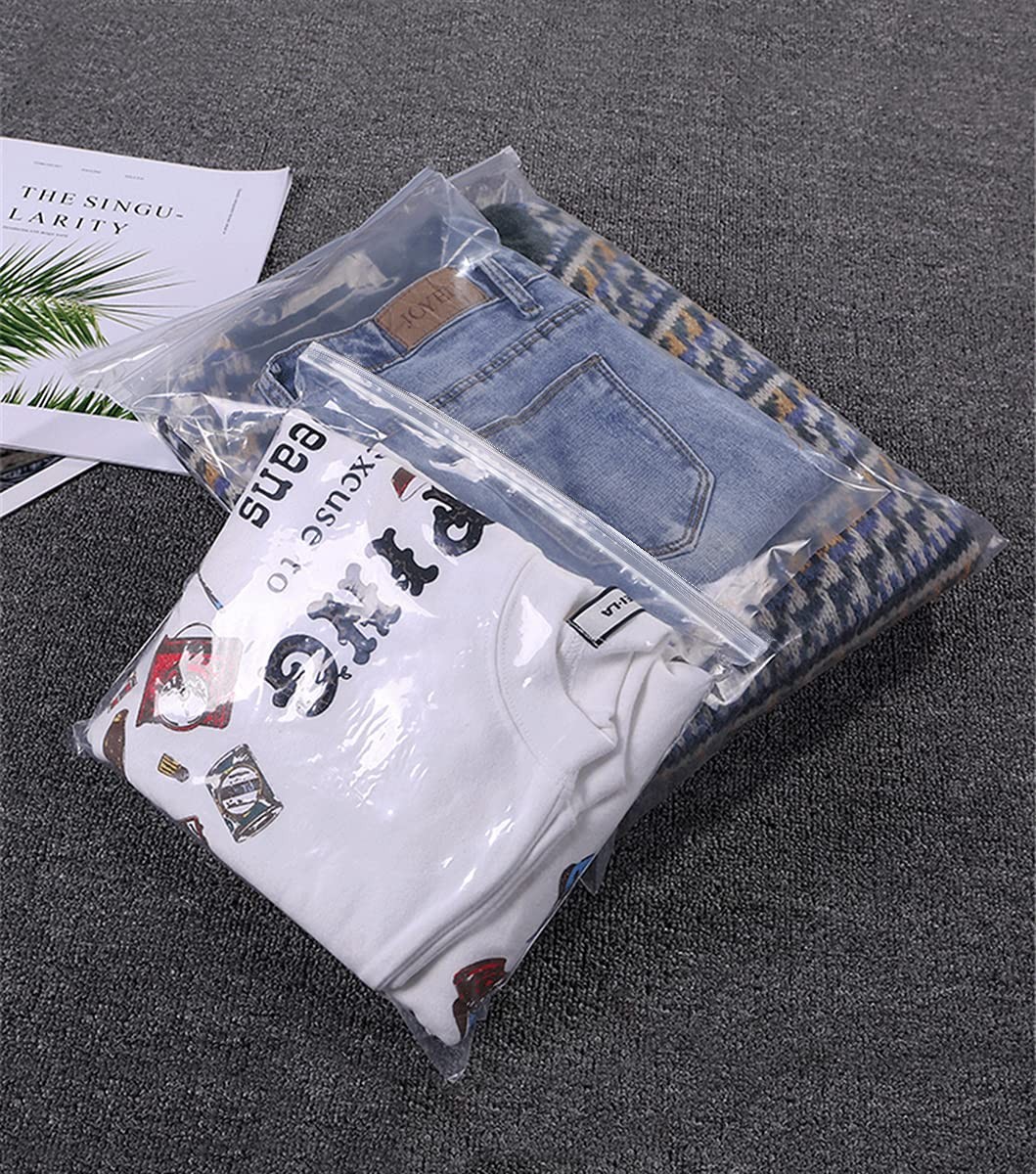 250 Zip Lock Bags Clear 14 x 14 Heavy Duty Seal Top
