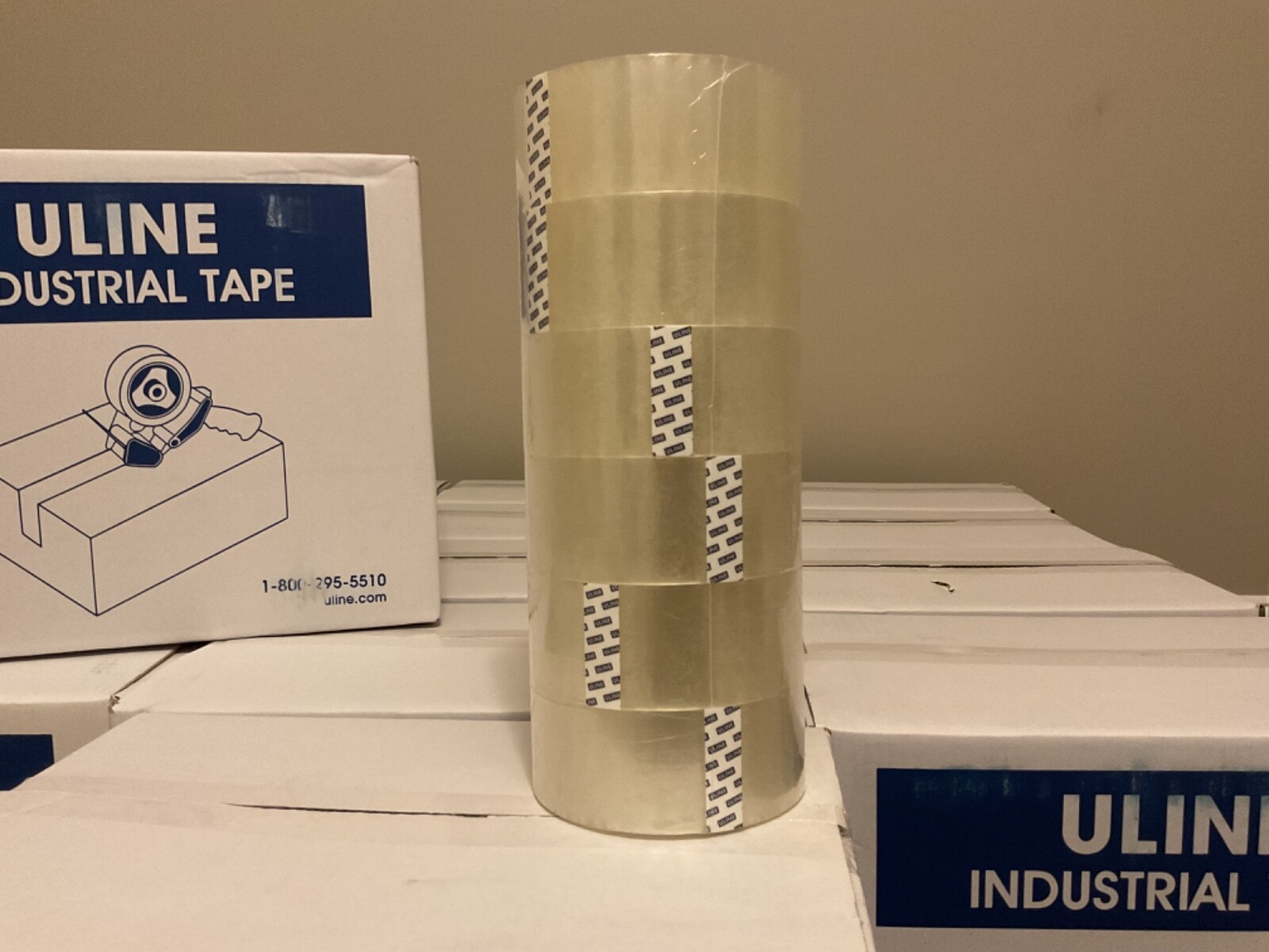 Packing Tape (36) ULINE S-423 2″ x 110yds 2mil PACKING/SHIPPING TAPE. (36 Pack)
