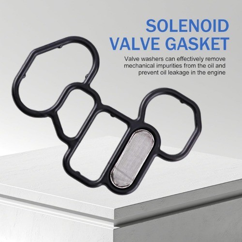 3 PCS Head Gasket Oil Filter Adapter Gasket Kit, 15825-P8A-A01 361 Size: 3 PCS