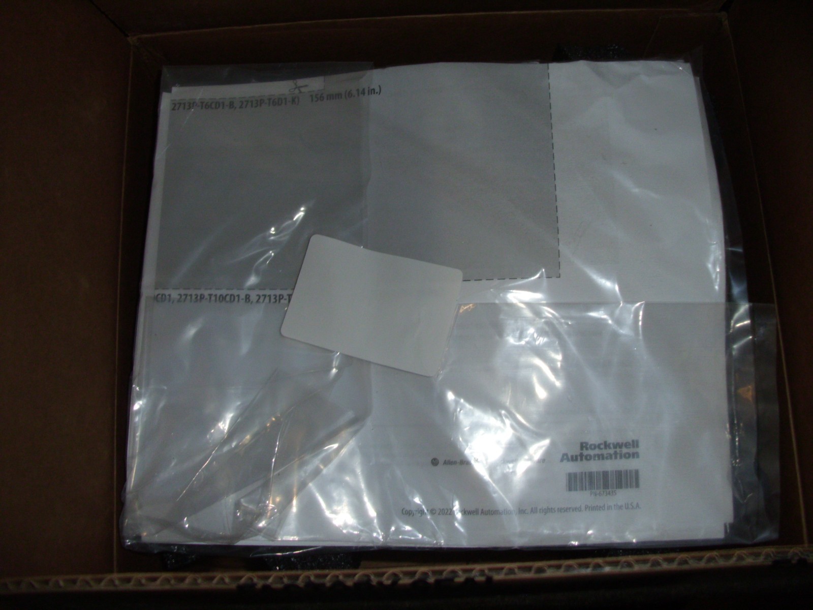 Allen Bradley 2713P-T7WD1 PanelView 5310 Graphic Terminal