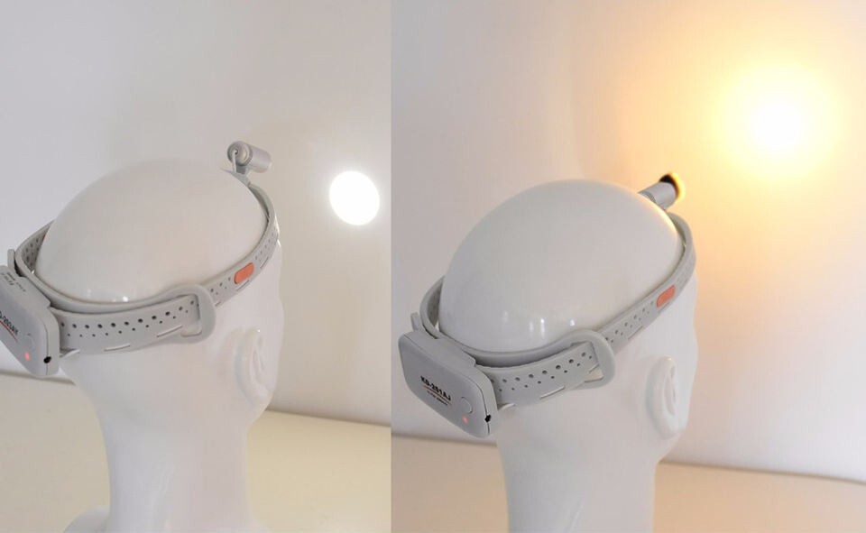 3W High CRI LED Surgical Head Light ENT Wireless Ultra-light Headlamp US STOCK