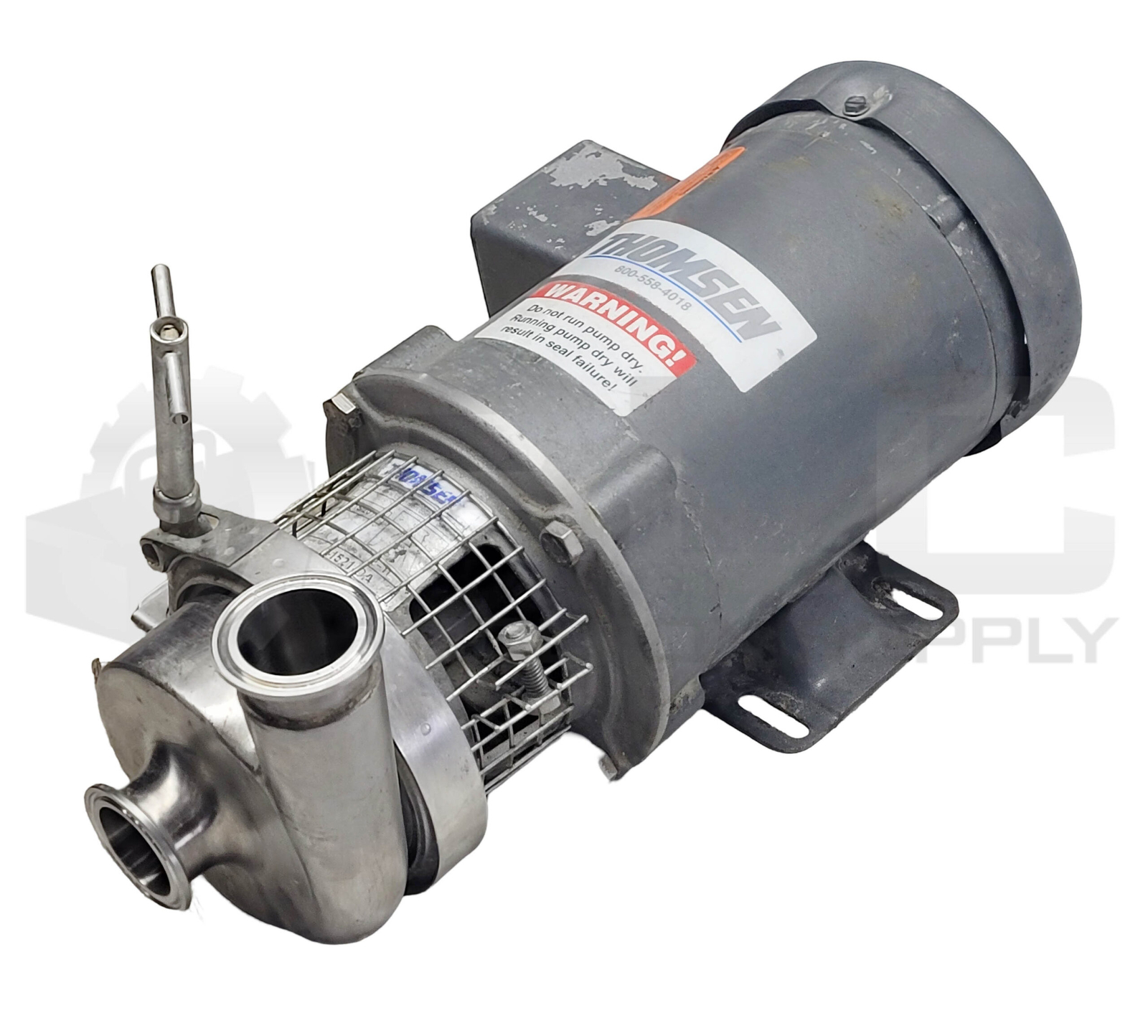 BALDOR CM3545 MOTOR 34A62-282 1HP W/ THOMSEN 41521-DA SANITARY CENTRIFUGAL PUMP